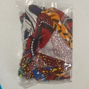 Knit Ankara Fabric Scrap